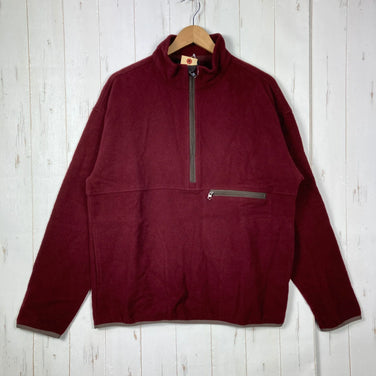 【Men's L レッド系】 Axesquin ( アクシーズクイン ) ウールフリース プルオーバー Wool Freece Pullover 軽edition バーガンディ 希少カラー 入手困難 moonlightgearコラボ ウール ウェア トップス アウ