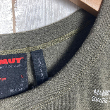 【Men's L グリーン系】 Mammut ( マムート ) MVS プリント T シャツ MVS Print T-Shirt ポリエステル ウェア トップス インナー シャツ ショートスリーブTシャツ クルーネック 化繊 z00053727  化繊 ショートスリ