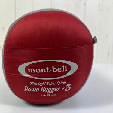 均码 红色 Montbell UL Super Spiral Down Hugger #3 800FP EX 羽绒睡袋 (z00053584)