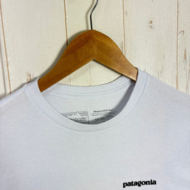 【Men's XS ホワイト系】 2021 Patagonia ( パタゴニア ) ロングスリーブ P-6 ロゴ レスポンシビリティー Long-Sleeved P-6 Logo Responsibili-Tee WHI リサイクルコットン混 コットン ウェア トップ