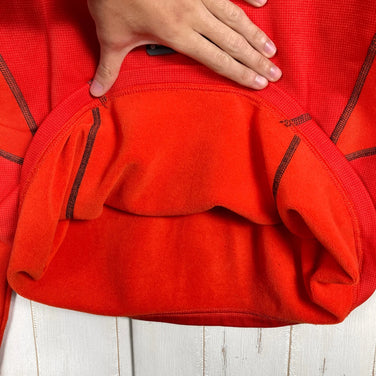 Mountain Hardwear Desna Hoody, Men's Size Small, Orange, Polyester Fleece Jacket with Polartec Power Stretch, z00053932