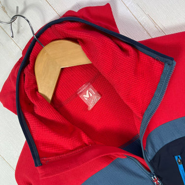 Men's Medium Navy Millet Trilogy Lightgrid Hoodie, Polartec Power Grid fleece jacket (z00055201).