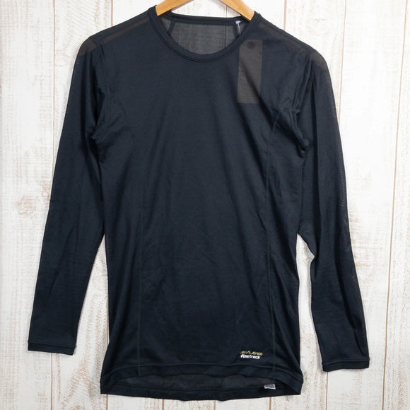 【Men's M ブラック系】 Finetrack ( ファイントラック ) ドライレイヤー ロングスリーブ ポリエステル ウェア トップス インナー シャツ ロングスリーブTシャツ クルーネック 化繊 z00051192 化繊 ロングスリーブTシャツ クルーネッ - 【公式】2ndGEAR（セカンドギア）Webショップ【登山用品・アウトドア用品専門 買取販売店】