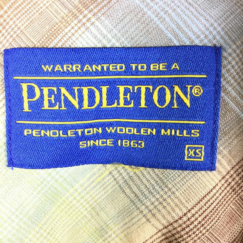 【Men's XS ブルー系】 Pendleton ( ペンドルトン ) ショートスリーブ ウェーブ シャツ Men's  コットン ショートスリーブシャツ インナー シャツ トップス ウェア