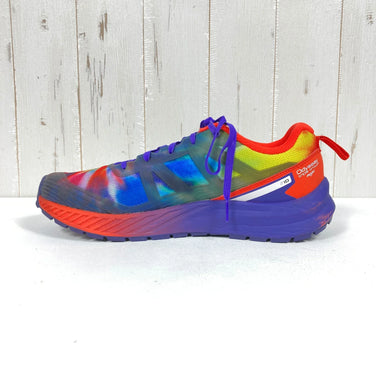 Men's Size 27.0cm Navy Salomon Odyssey Triple Crown Magic in Cherry Tomato / Deep Blue / Sulphur Spring (Discontinued Model)