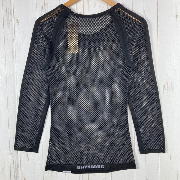 【Men's S/M ブラック系】 Millet ( ミレー ) ドライナミック メッシュ 3/4 スリーブ クルー DRYNAMIC MESH 3/4 SLEEVE CREW ポリプロピレン ウェア トップス インナー シャツ ロングスリーブTシャツ クルーネック 化