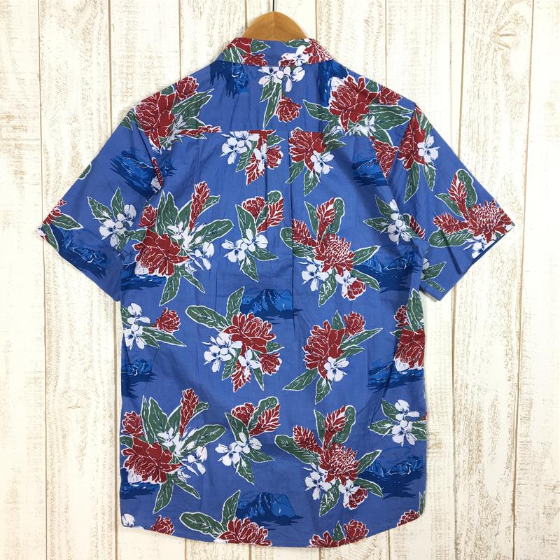 【男款S蓝】巴塔哥尼亚（Patagonia）Malihini Pataloha Shirt Aloha Shirt 很难获得 52561 国际男士 CERS 棉质短袖衬衫