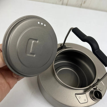 【OneSize グレー系】 Outdoor Selection（アウトドア セレクション） チタニウム ケトル Titanium Kettle チタン クックウェア ケトル z00055477  ケトル クックウェア