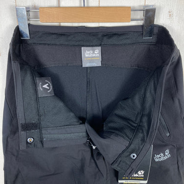 【Women's 38 ブラック系】 Jackwolfskin ( ジャックウルフスキン ) エキソライト マウンテン パンツ Exolight Mountain Pants Alpinschule Innsbruck（山岳ガイド団体） ナイロン ウェア ボトムス ロング