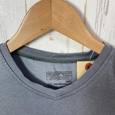 【Women's XXS Grey】 2016 Patagonia Capilene Cool Daily Graphic Shirt Polyester Wear Tops Inner Shirt Short Sleeve