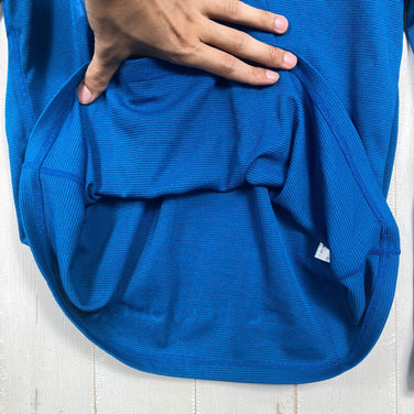【Unisex M ブルー系】 Neutral Works（ニュートラル ワークス） ハヤチ / ロングスリーブクルー HAYACHI / LONG SLEEVE CREW ポリエステル ウェア トップス インナー シャツ ロングスリーブTシャツ クルーネック 化繊