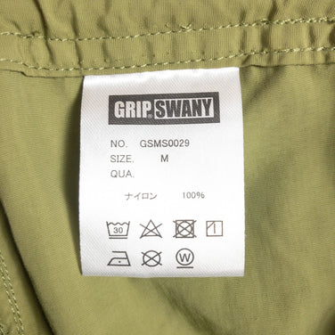 【Men's M グリーン系】 Grip Swany ( グリップスワニー ) サプレックス ギア ショーツ SUPPLEX GEAR SHORTS オリーブ ナイロン ウェア ボトムス ショーツ ショートパンツ z00051320 オリーブ ショーツ ショート - 【公式】2ndGEAR（セカンドギア）Webショップ【登山用品・アウトドア用品専門 買取販売店】
