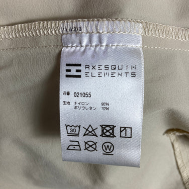 【Men's 2 ベージュ系】 Axesquin Elements ( アクシーズクインエレメンツ ) ソフトシェルのバンドカラーシャツ Soft Shell Band Collar Shirt ナイロン ウェア トップス インナー シャツ ロングスリーブシャツ 化