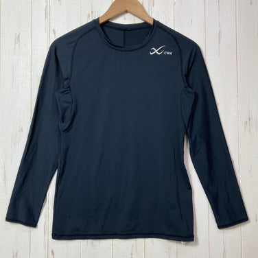 【Women's L ブラック系】 Cw-X ( シーダブリューエックス ) スポーツトップ セカンドボディ2.0 ポリエステル ウェア トップス インナー シャツ ロングスリーブTシャツ クルーネック 化繊 z00058467  化繊 ロングスリーブTシャツ クルーネ