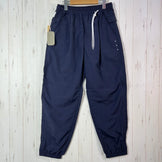 男女通用3号海军蓝。Mannenrou尼龙Harvest Trainer。尼龙服装下装，长裤，防风外套。z00053713。防风长裤，下装。