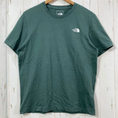 【Men's M Green】 The North Face Foundation Tee Cotton Wear Top Inner Shirt Short Sleeve T-shirt Crew Neck Cotton z00057763 