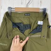 【Women's S グリーン系】 Marmot ( マーモット ) ヒリー ハーフ パンツ Hilly Half Pant 2WAYストレッチ ナイロン ウェア ボトムス ショーツ ショートパンツ ソフトシェル z00061030  ソフトシェル ショーツ ショートパ
