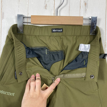 【Women's S グリーン系】 Marmot ( マーモット ) ヒリー ハーフ パンツ Hilly Half Pant 2WAYストレッチ ナイロン ウェア ボトムス ショーツ ショートパンツ ソフトシェル z00061030  ソフトシェル ショーツ ショートパ