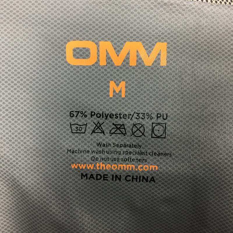 [男式 M 灰色] Omm Kamleika Race Jacket 2 Kamleika Race Jacket Ii 弹力雨壳连帽衣 国际男士雨壳外套上衣