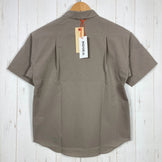 Women's Small Beige Ridge Mountain Gear Basic Short Sleeve Shirt, Tawny Brown, Polyester, Top, Undershirt