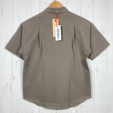 Women's Small Beige Ridge Mountain Gear Basic Short Sleeve Shirt, Tawny Brown, Polyester, Top, Undershirt
