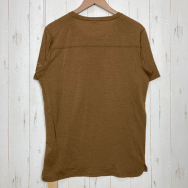 【Unisex M ブラウン系】 Atelier Blue Bottle ( アトリエブルーボトル ) ハイカーズ Tシャツ Hiker's T-shirts Sn Supernatural コラボ ウール ウェア トップス インナー シャツ ショートスリーブTシャツ