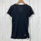 【Men's S ブラック系】 Finetrack ( ファイントラック ) ドライレイヤー ベーシック V ネックT ポリエステル ウェア トップス インナー シャツ ショートスリーブTシャツ クルーネック 化繊 z00059960 化繊 ショートスリーブTシャ