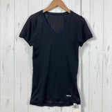 【Men's S ブラック系】 Finetrack ( ファイントラック ) ドライレイヤー ベーシック V ネックT ポリエステル ウェア トップス インナー シャツ ショートスリーブTシャツ クルーネック 化繊 z00059960  化繊 ショートスリーブTシャ