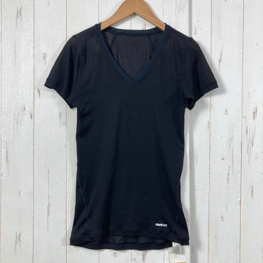 【Men's S ブラック系】 Finetrack ( ファイントラック ) ドライレイヤー ベーシック V ネックT ポリエステル ウェア トップス インナー シャツ ショートスリーブTシャツ クルーネック 化繊 z00059960  化繊 ショートスリーブTシャ