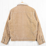 Men's Small Beige 2019 Patagonia Pile Lined Trucker Jacket (MJVK) - Discontinued Model, Hard to Find - Corduroy and Organic Cotton Top