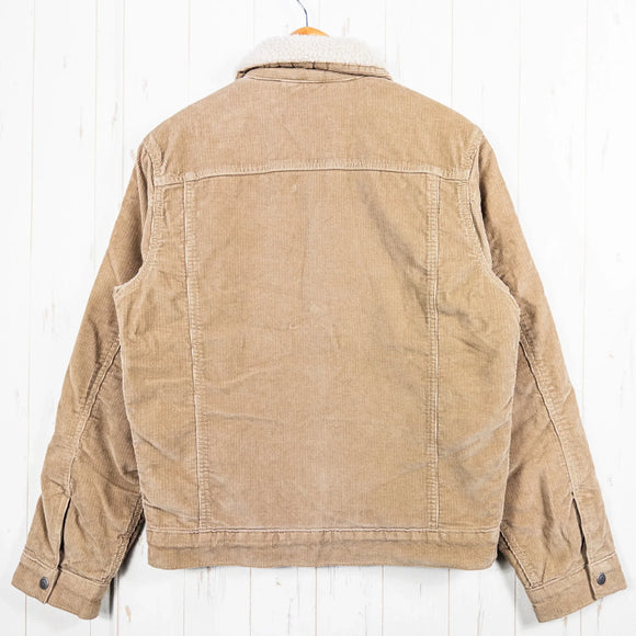 【Men's S ベージュ系】 2019 Patagonia ( パタゴニア ) パイル ラインド トラッカー ジャケット Pile Lined Trucker Jacket MJVK 生産終了モデル 入手困難 コーデュロイ オーガニックコットン ウェア トップス