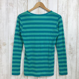 【Women's S グリーン系】 Icebreaker ( アイスブレーカー ) スピア ロングスリーブ フェミニン クルー ストライプ Speare Ls Fem Crewe Stripe メリノウール Tシャツ ITW11572 Asian Women's ウー - 【公式】2ndGEAR（セカンドギア）Webショップ【登山用品・アウトドア用品専門 買取販売店】