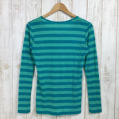 【Women's S グリーン系】 Icebreaker ( アイスブレーカー ) スピア ロングスリーブ フェミニン クルー ストライプ Speare Ls Fem Crewe Stripe メリノウール Tシャツ ITW11572 Asian Women's ウー - 【公式】2ndGEAR（セカンドギア）Webショップ【登山用品・アウトドア用品専門 買取販売店】