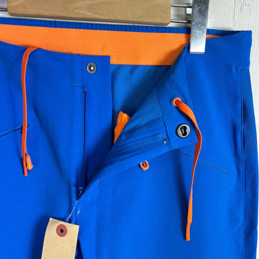 男士 Eiger Eisfeld Light SO 长裤，46 码，蓝色。这款尼龙软壳长裤是冬季下装的理想之选。产品代码：z00054161。