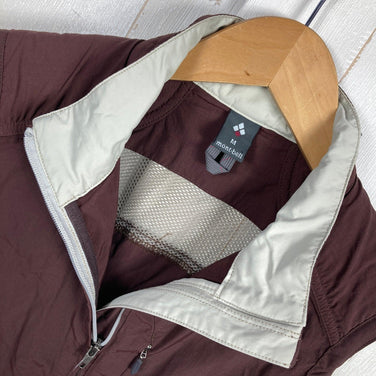 Montbell 女式中棕色徒步背心，尼龙防风背心（z00053763）