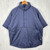 【Unisex 2 ネイビー系】 迷迭香 ( マンネンロウ ) パデッド ショートスリーブ シャツ Padded Short Sleeve Shirt Navy z00058952 Navy 化繊インサレーション アウター ジャケット トップス ウェア