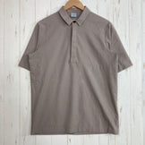 【Men's XS ベージュ系】 Houdini ( フーディニ ) コスモシャツ Cosmo Shirt ポリエステル ウェア トップス インナー シャツ ショートスリーブシャツ 化繊 z00060333  化繊 ショートスリーブシャツ インナー シャツ トップス