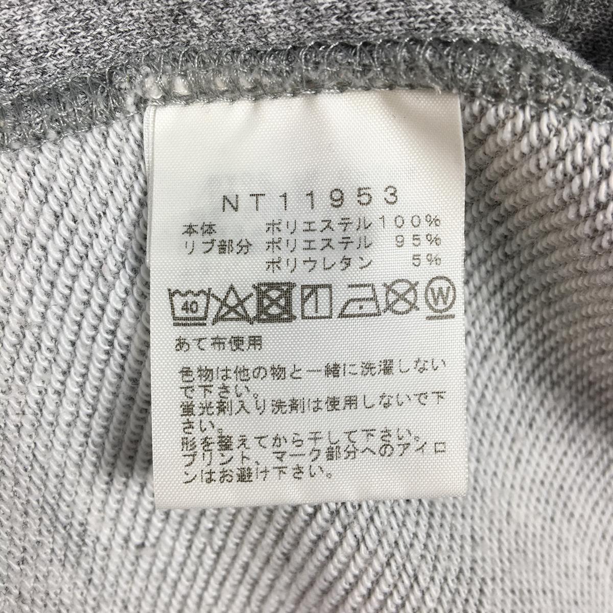 【Men's XL グレー系】 The North Face ( ザ・ノースフェイス ) スクエア ロゴ フーディ Square Logo Hoodie スウェット パーカー プルオーバー NT11953 Asian Men's  化繊 フーディ インナー シャツ