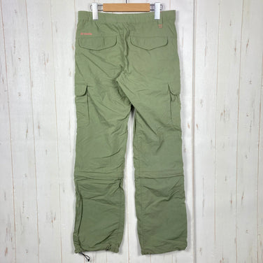 【Women's M グリーン系】 Columbia ( コロンビア ) コットン コンバーチブルパンツ ナイロン ウェア ボトムス ロングパンツ  z00055679   ロングパンツ ボトムス ウェア