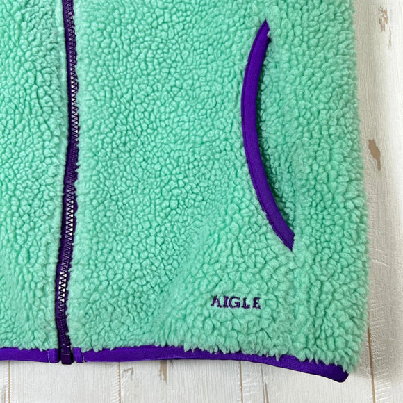 【Women's S グリーン系】 Aigle ( エーグル ) ボアフリースベスト ポリエステル ウェア トップス ベスト フリース z00053482  フリース ベスト トップス ウェア