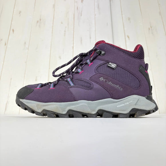 【Women's 24.5cm パープル系】 Columbia ( コロンビア ) セイバー シックス ミッド アウトドライ ウィメンズ Saber VI Mid OutDry Women's 506 Dark Plum / Wild Fuchsia OutDry / Techl