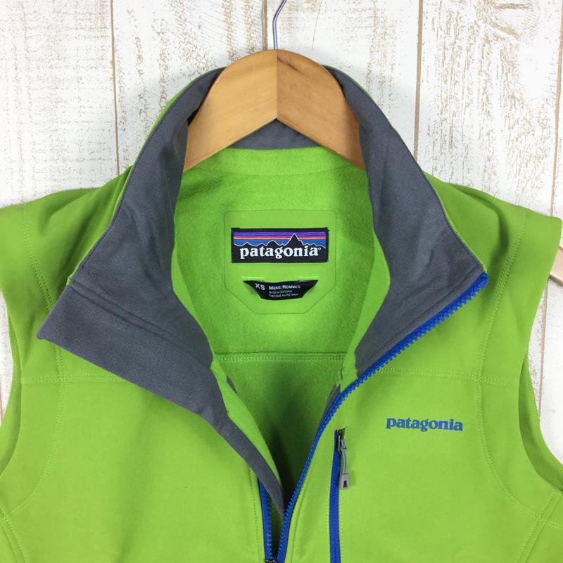 【Men's XS グリーン系】 Patagonia ( パタゴニア ) ガイド ベスト Guide Vest ソフトシェル 生産終了モデル 入手困難 82990 International Men's GKO ゲッコーグリーン ソフトシェル ベスト トップス ウェア