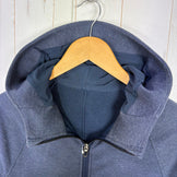 【Men's XS ネイビー系】 Lululemon ( ルルレモン ) シティ スウェット フルジップ フーディ City Sweat Full-Zip Hoodie Heathered True Navy 4WAYストレッチ ウェア トップス インナー シャツ フ