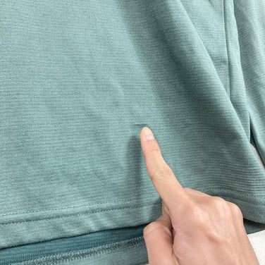 【Men's M グリーン系】 The North Face ( ザ・ノースフェイス ) ロングスリーブ フリーラン リブ クルー L/S Free Run Rib Crew ポリエステル ウェア トップス インナー シャツ ロングスリーブTシャツ クルーネック 化