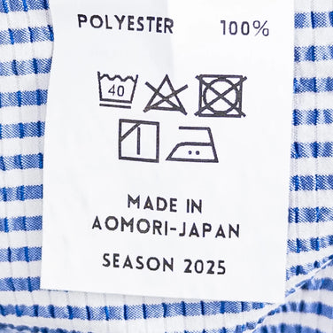 Men's Small Blue Ridge Mountain Gear Basic Short Sleeve Shirt, Stripe, Blue/White, Polyester, Top