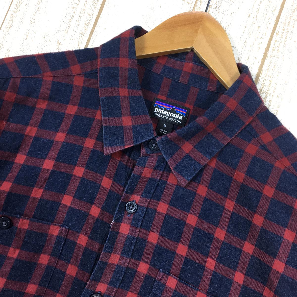 【Men's M ネイビー系】 Patagonia ( パタゴニア ) ロングスリーブ ピマコットン シャツ Long-Sleeved Pima Cotton Shirt 53837 International Men's  コットン ロングスリーブシャツ インナー