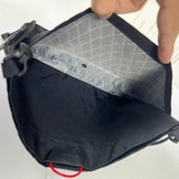 One Size Black Yamatomichi Sacoche X-Pac Version Nylon Storage Pouch (Z00053599)