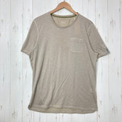 【Unisex L ベージュ系】 Atelier Blue Bottle ( アトリエブルーボトル ) ハイカーズ Tシャツ Hiker's T-shirts Sn Supernatural コラボ ウール ウェア トップス インナー シャツ ショートスリーブTシャツ