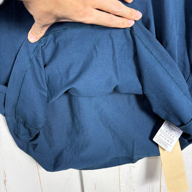 Men's Small Navy Arcteryx ARC' Word Long Sleeve T-Shirt, Organic Cotton, Top, Undershirt, Long Sleeve T-Shirt, Crew Neck