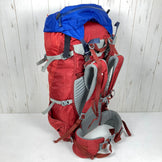 Montbell Alpine Pack 50 Nylon Storage Backpack (Women's One Size, Red) - Capacity: 55L-79L (z00055730)